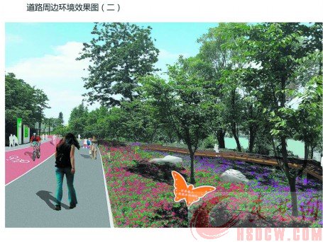 10条示范绿道即将开建 彩色自行车道穿行其中
