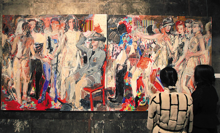 王建国油画在宁波美术馆展出