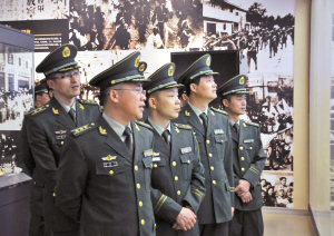 浙江海警第二支队祭扫革命烈士陵园