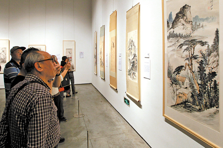 国画大师唐云作品宁波美术馆展出