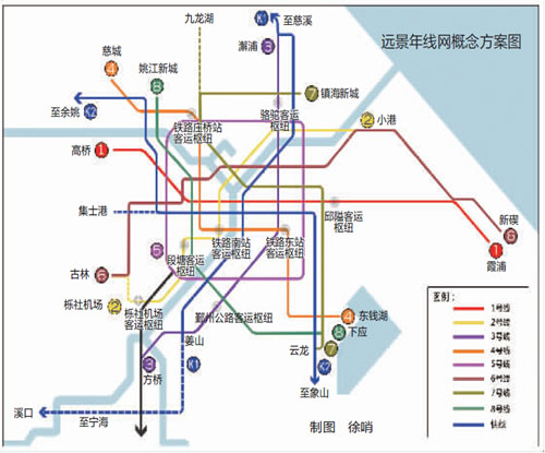 宁波城市轨道交通线网规划公示 8号线纳入远期规划