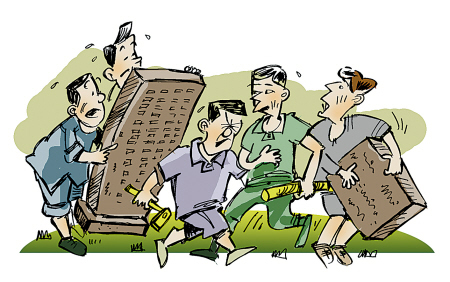 大山里两块名人墓表碑被盗