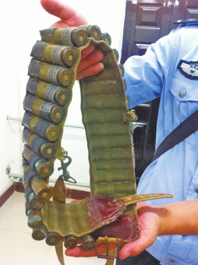 洛阳一小区车棚惊现猎枪子弹 民警称有一定杀伤力