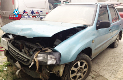 拆夏利车 错拖进报废场 晕