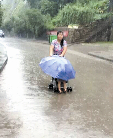 宜昌城区昨日一场雨浇过 几多欢喜几多愁