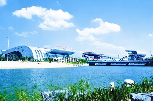 图为：荆门生态运动公园