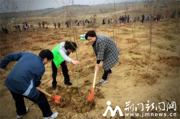 县委副书记、县长周志红参加义务植树2