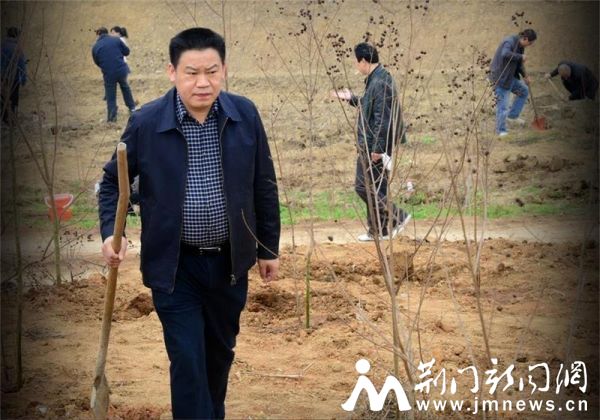 县委常委、常委副县长杨仰参加义务植树6
