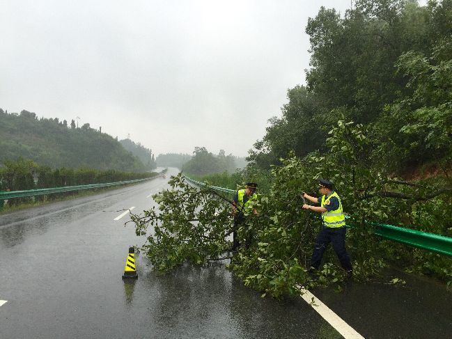 暴雨来袭险情并发 宜巴高速多方联动紧急抢险保畅通