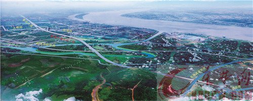 满载市民的喜悦与期盼 黄石沿江大道新港段昨开工