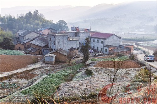 东楚晚报记者“新春走基层” 探访湖北阳新与江西瑞昌交界的枫林镇坳上村 “候鸟”相继归来  山村年味渐浓