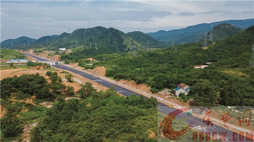 钟山大道刷黑完工